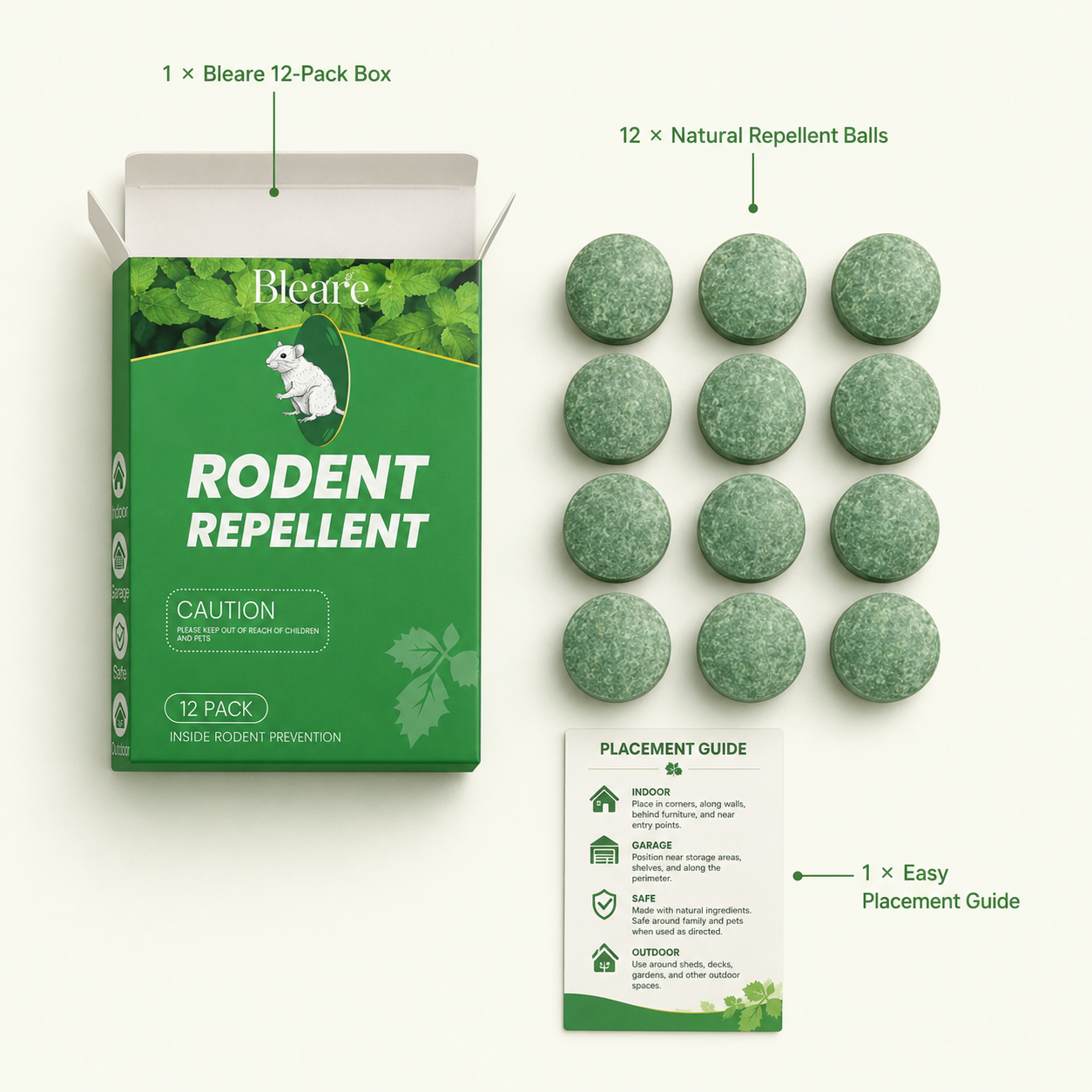 Pepermint Rodent Repellent Pods